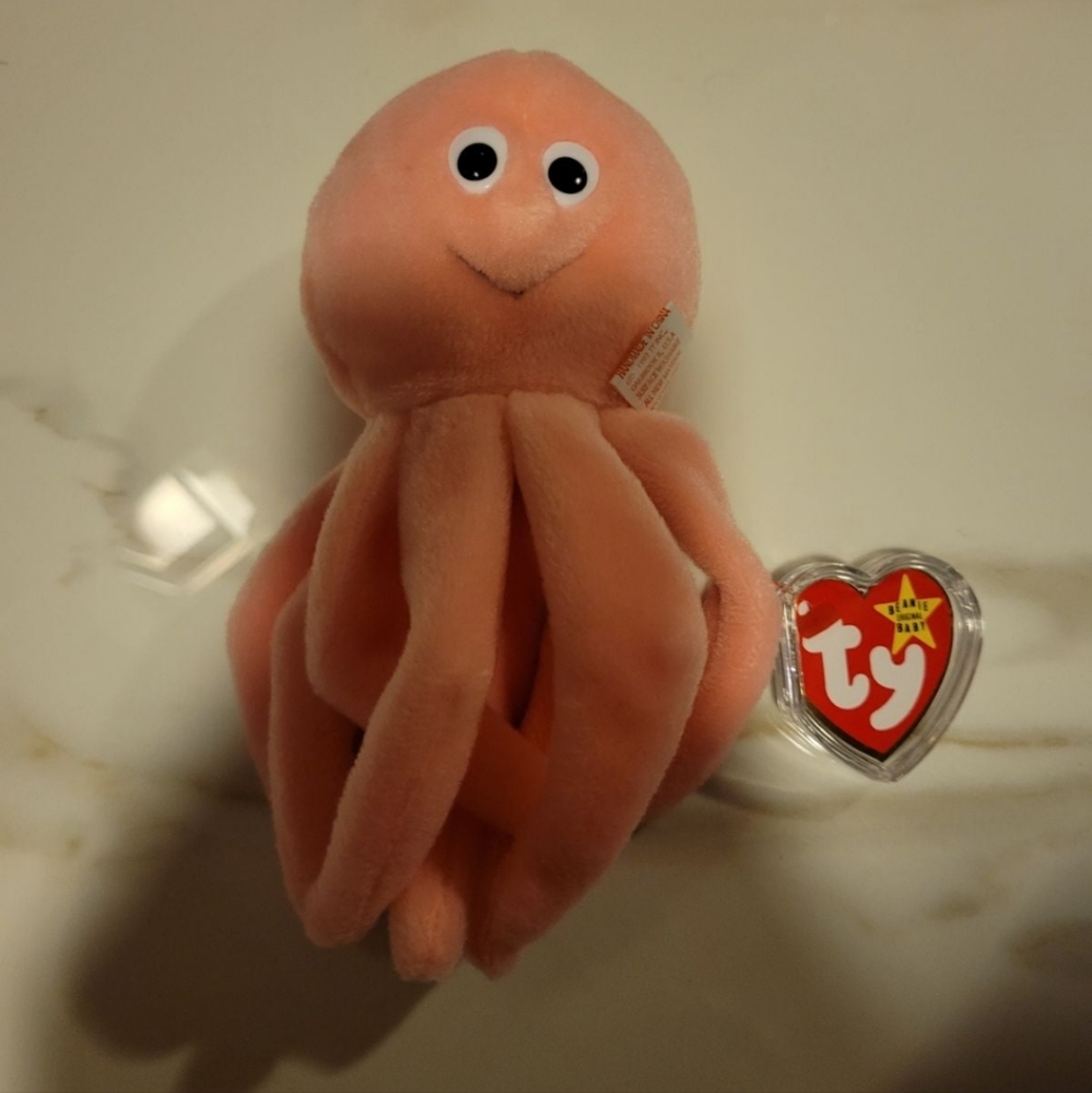 Ty Beanie Babies inky the octopus